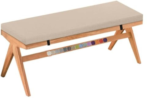 Benutzerdefinierte Bankauflage Stuhlkissen, Waschbar Abnehmbarem Rutschfestes Sitzkissen für Drinnen, Freien, Gartenmöbel, Terrasse, Fensterbank 3cm Dicke Sitzauflage(Color:1c1,Size:90x30 x3cm)