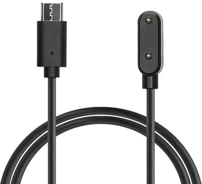 kwmobile USB C Ladekabel kompatibel mit Huawei Band 9 / Band 8 / Watch Fit 2 / Watch Fit mini - Kabel Charger - Smart Watch Typ C Ersatzkabel - Fitnesstracker Aufladekabel