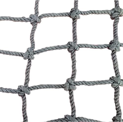 KjoiDWz Playground Rope Net Climbing Cargo Net For Kids Polyamide Rope Net Playground Obstacle Courses Children's Climbing Outdoor Training Net Net Yard Frame Climbing Net, Treehouse Rope Ladder(3*6m(