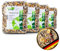 FumyFutter Papagei Frucht-Mix, mit Früchten, Nüssen und Chilis, für Aras, Graupapageien und Amazonen, 6kg, 4X 1,5kg Beutel