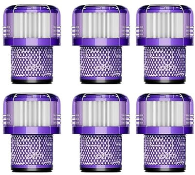 Filtro Hepa, Compatibile Con Dyson, Accessori For Aspirapolvere Robot Filtro Hepa V11 V15 SV14 Lavabile Rilevamento Filtro Aspirapolvere Sostituto(6PCS)