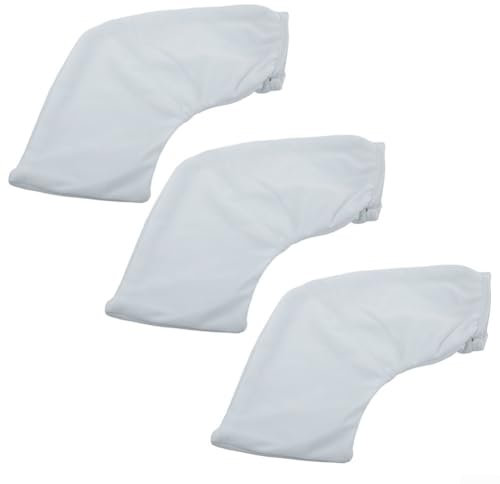 Lot de 3 sacs filtrants en nylon pour aspirateur de piscine AIPER légers, réutilisables, et pour propriétaires de piscine