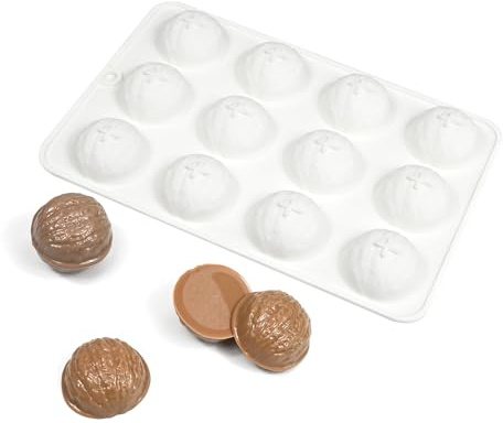 Walnuss Silikon Formen für Mousse Kuchen, 3D Silikon Backform für französische Dessert Gebäck Eis Kuchen Dekoration Form