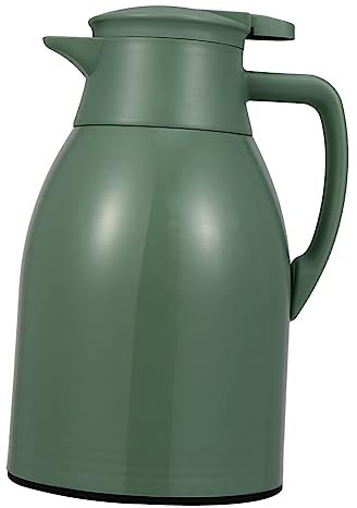 KOCKSHION 1 Pieza Garrafa Térmica Aislamiento Botella de Agua Caliente para Uso Diario Diseño Simple y Práctico para Oficina y Actividades Color Verde