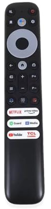 1 Control Remoto RC902V FMR1 Original for televisor Inteligente TCL 8K QLED, Control Remoto por Voz 50P725G, 55C728, 75C728, X925PRO, 65X925, IFFALCON 75H720