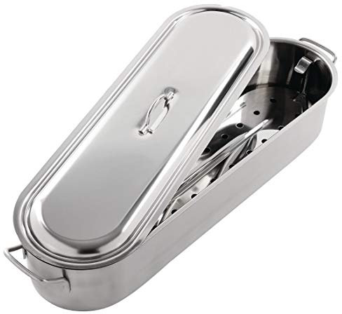 Vogue E923 Stainless Steel Fish Kettle, 122mm Height, 675mm Length