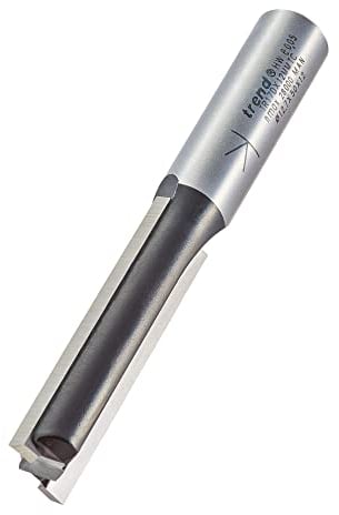 Trend Trade Zweischneidiger Fräser, 12 mm Schaft, 12.7 mm Schnittdurchmesser, 50 mm Schnittlänge, Hartmetallbestückt, TR17DX12MMTC