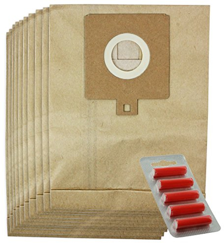 Spares2go Hoover Bags for Zanussi ZAN3319 ZAN3322 Vacuum Cleaners (10 Pack + 5 Bag Freshener Sticks)