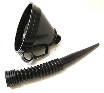 SP Trichter und flexibler Schlauch (Einfüllhilfe) - Schwarz, Polypropylen (PP) - 0.5 kg