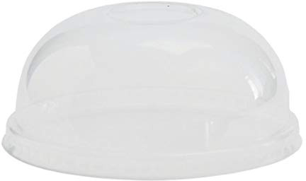 Vegware VL115D dome PLA cold lid (fits 12 oz.-32 oz. soup), 115 mm (Pack of 500) | Model VL115D snug-fitting design prevents messy leaks and spills during transit while locking in heat for hot food delivery.