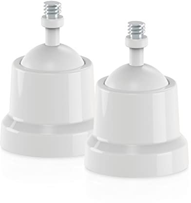 Arlo Certified Accessory | Adjustable Mount, Outdoor/Indoor, Designed for Arlo Go 1, Go 2, Essential (+XL), Pro 3, Pro 4 (+XL), Pro 5, Ultra 2 (+XL), Wireless Security Camera, White, Pack of 2