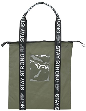 George Gina & Lucy Damen Handtasche FLIGHTBAG transparentes Steckfach olive strong one size