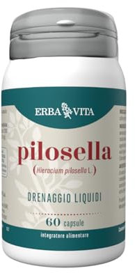 ERBA VITA Integratore Alimentare di Pilosella - 60 Capsule - Utile al drenaggio dei liquidi corporei