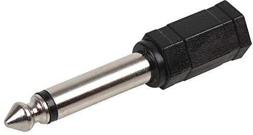 PROSIGNAL PSG08616 3.5mm Mono Jack Socket to 6.35mm Mono Jack Plug Adaptor