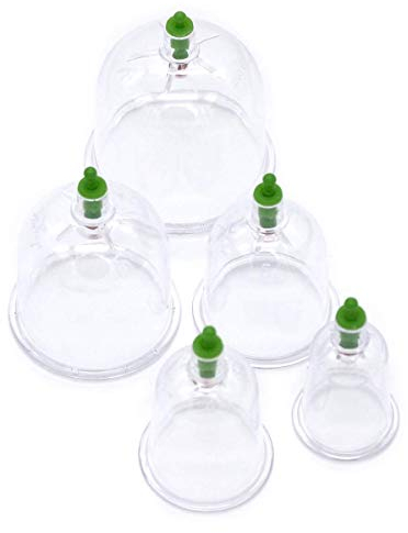 50x Schröpfgläser aus Kunststoff, Hijama Massage, Vakuummassage Schröpfen Vakuum Vakuumglöckchen, Schröpfset, HACAMAT KUPASI (5 cm)