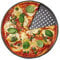 Teglia da forno rotonde per pizza, antiaderente grande 28 cm/11 pollici in acciaio in acciaio in acciaio per pizza piatto da forno rotondo fori perforati fori perforati flusso di calore resistente