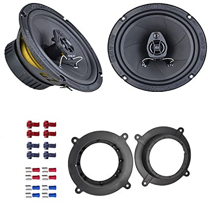 Ground Zero GZIF 6.5 Lautsprecher mit Einbauset passend für Mazda 6 ab 2013 Türen vorne 240 Watt 165mm 2 Wege Koax