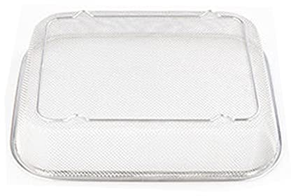 Passoire rectangulaire en Acier Inoxydable - Passoire en Maille pour sécher sur l'évier - Passoire en métal perforée pour pâtes, pâtes, légumes et Fruits