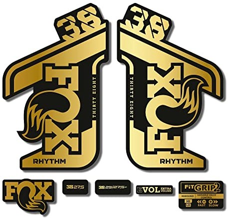 Adesivi compatibili con forcella bici Fox 38 Rhythm 2021