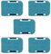 Battery Holder for 18V Battery, Cordless 5 Pcs Battery Dock Holder Battery Storage Clips, Lithium Battery Mounts Dock Holder for 18V Fixing Devices(Blue)
