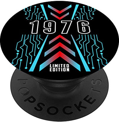 Birthday Year 1976 Limited Edition Gaming Gift Nerd Computer PopSockets Swappable PopGrip