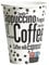 Commerline 100 Stück 4oz/100ml Kaffeebecher to go | Pappbecher Cups Coffee to Go Becher | Kaffee to+go Papierbecher Hartpapier Einwegbecher | Einweg Becher für Kafee/Tee