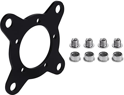 KVSERT Elektrofahrrad 104 BCD Kettenblatt-Adapter Spider für Mittelantriebsmotor, hochfeste Aluminiumteile