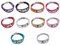 SUPERFINDINGS 10 Stück 10 Farben Legierung Druckknopf Armband Armreif Kunstleder Geflochtene Armbänder Mit Austauschbaren PU Geflecht Druckknopf Armbänder