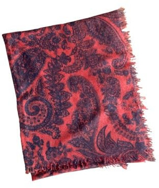 Roeckl Kaschmirschal Soft Paisley, Orange