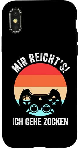 Mir reichts ich geh zocken Gamer Esport Videospiel Hülle für iPhone X/XS