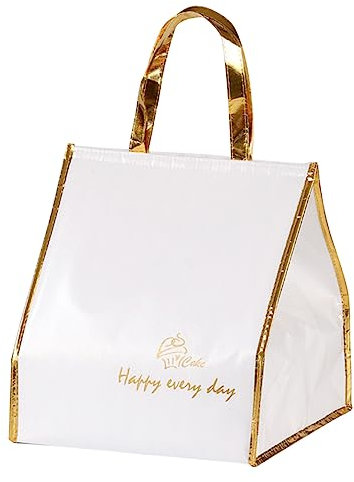 Anneome Insulated Thermal Food Bag Handle, 10-inch 360x360x400mm Cooler Tote for Cake, Takeout, Fresh-Keeping, Food and Picnic