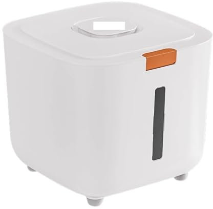 NMGHUTE Dispensador De Cereales Recipiente Hermético para Almacenar Arroz Dispensador De Arroz Recipiente para Cereales para Harina De Arroz Grano De Soja Despensa De Cocina(5kg)