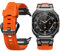 ULTIMAL Cinturino per Samsung Galaxy Watch Ultra 47 mm (2024), compatibile con Galaxy Watch Ultra Strap da uomo, Samsung Watch Ultra cinturino 47 mm robusto TPU e metallo di alta qualità (arancione +