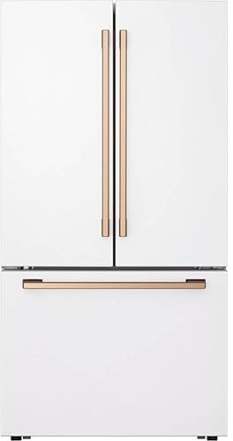 LG Studio 27 cu. ft. Smart Counter Depth 3-Door French Door Refrigerator in Essence White with Water and Ice SRFB27W3