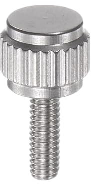 M2 x 4, 10 tornillos moleteados con cabeza plana, tornillos de bloqueo para calibradores