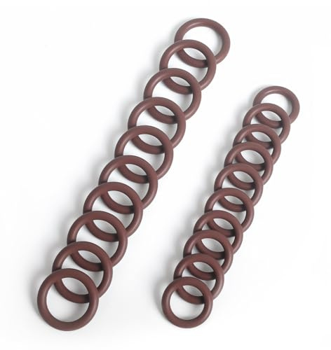 20pcs Power Pressure Washer Viton O-Ring Kit for 1/4 & 3/8 Quick Coupler | High Temp Viton O-Ring for Power Washer Hose & Sprayer Gun Connections Seal