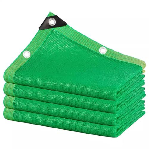 HEFJIAYCIQ 80% Telo Ombreggiante Per Esterni, Pergola Coprire La Privacy Schermo Parasole Con Gommini, Per La Pianta Del Cortile Del Giardino Del Patio,Verde,5x8m