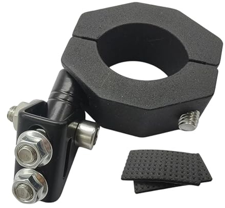 Motorrad Montage Klemme | 2,63 Zoll Verstellbare Lampen Halterung | 93,5g Lenker Rohr Klammer Für Scheinwerfer Nebelleuchten LED Zusatzscheinwerfer Sturzbügel Zubehör Wasserdicht stable
