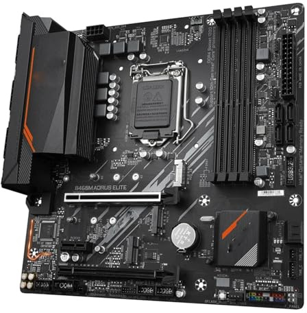 WLTDYZZLDN Scheda Madre Fit for Gigabyte GA B460M AORUS Elite Micro-ATX Intel B460 DDR4 M.2 128G con Supporto for CPU LGA 1200 di Decima Generazione Motherboard