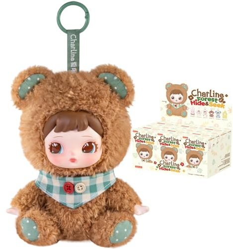 Rolife Charline Figuras de Acción, Charline Forest Hide& Seek Juguetes de Peluche Caja Sorpresa Ciego, Figuras Coleccionables para el Hogar, Navidad, Cumpleaños y Días Festivos, Caja Individual