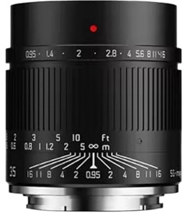 Obiettivo APS-C da 35 mm F0,95 con messa a fuoco manuale ad ampia apertura for ritratto(F XF)