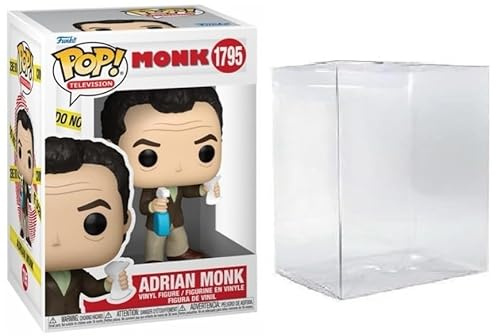 Funko Pop! Television Adrian Monk #1795 Vinyl Figure from Monk with Protective Case