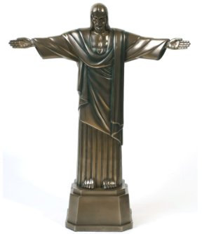 PacificGift Christus der Erlöser Bronze Finish Statue Jesus