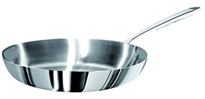 Pentole Agnelli, ALUM11128, Padella con 1 Manico, Alluminio, Argento
