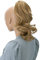 CAISHA 35cm Haarteil Helena Zopf Haarverlängerung mit Butterflyklammer Voluminös Gewellt Dunkelblond H135