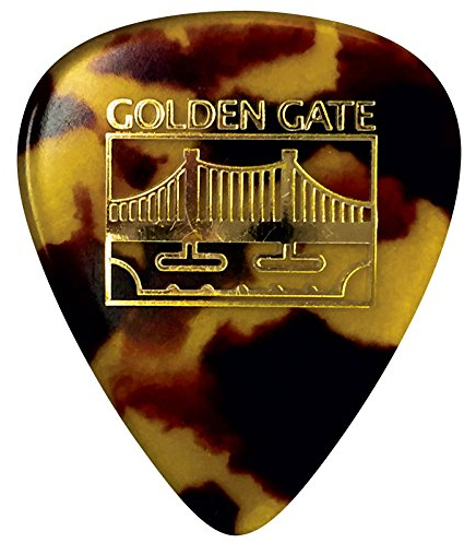 Golden Gate MP-14 Deluxe Tortoise Style Flat Pick, Sideman 12-Piece
