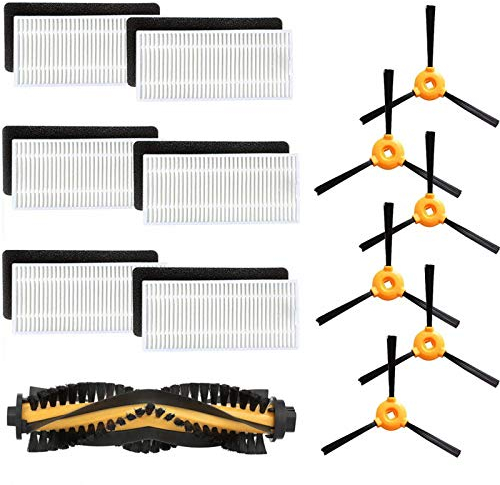 iAmoy Kit de Piezas de Repuesto Compatible Conga Excellence 990 Eufy RoboVac 11 RoboVac 11c Ecovacs Deebot N79 Deebot N79s Robot Aspirador,Paquete de 19