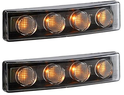 2x orange Kabine Dach Front LED Sonnenblende Licht für SCANIA 4 Serie P R T G 12/24V E-Prüfzeichen