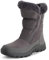 Polar Damen Gedächtnisschaum Zwilling Reißverschluss Öffnen Ziehen Sie An Nylon Wasserdicht Kunstfell Gefüttert Winter Regen Schnee Stiefels - Grau - UK3/EU36 - YC0664