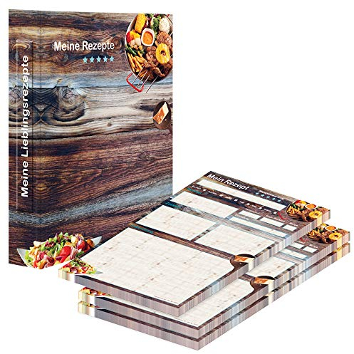 PRICARO Rezeptordner mit Rezeptblock Farmhouse, A4